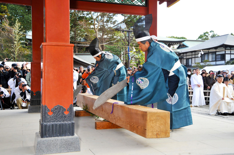 手斧始式（鶴岡八幡宮）