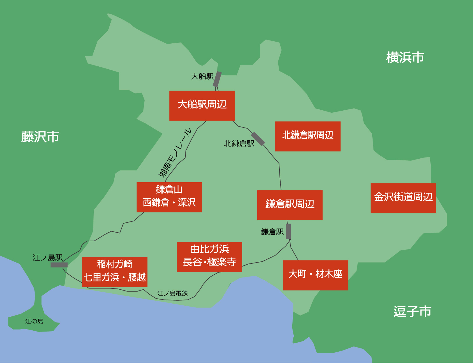 そして今！ 日本を代表する観光都市・鎌倉 - エリアガイド