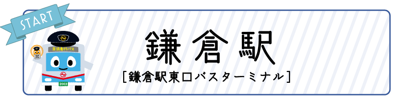 鎌倉旅のはじまりは、鎌倉駅から